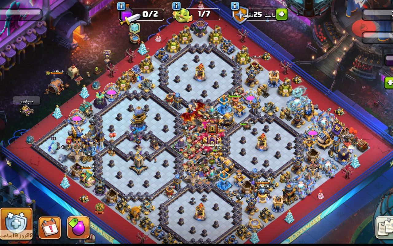 Town Hall 18 War Base layout by ERFAN KHANZADEH