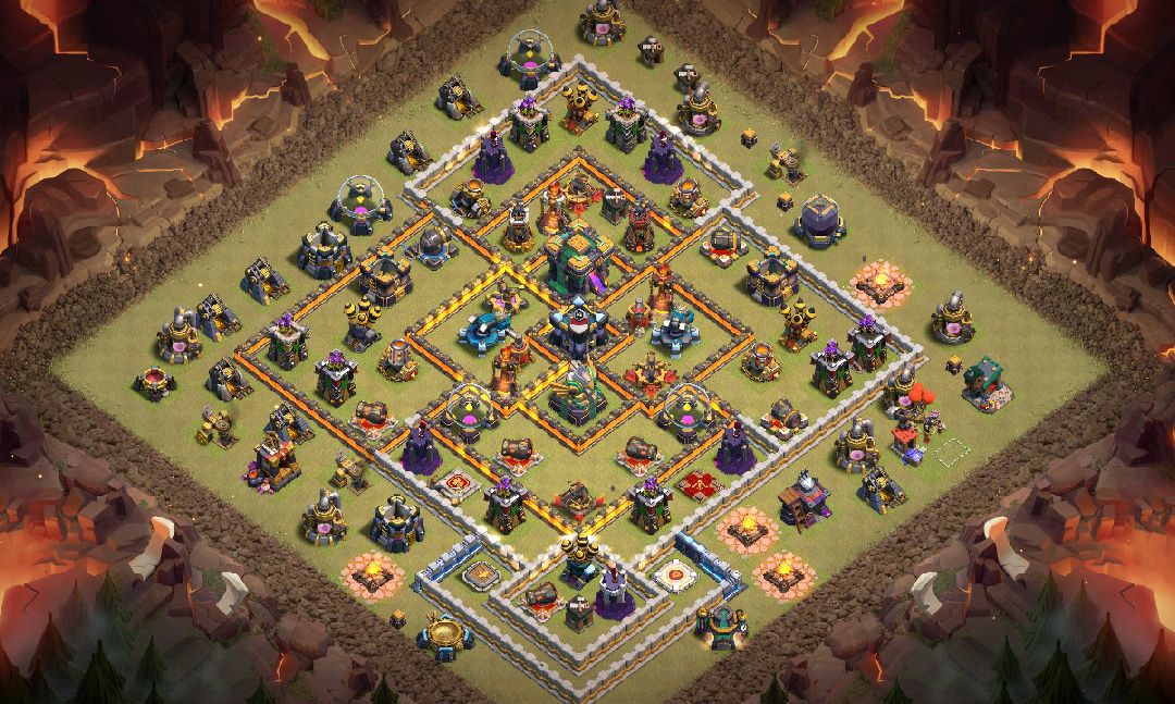 Town Hall 14 War Base layout by neo