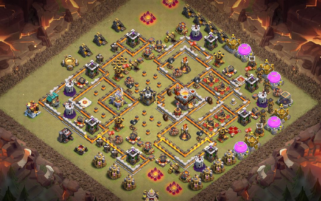 Town Hall 11 War Base layout by NaYEEm⚡