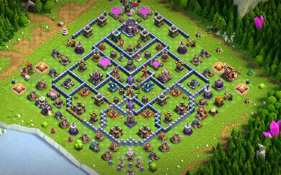 Town Hall 15 Trophy Base layout by CALLME JUSTHENE