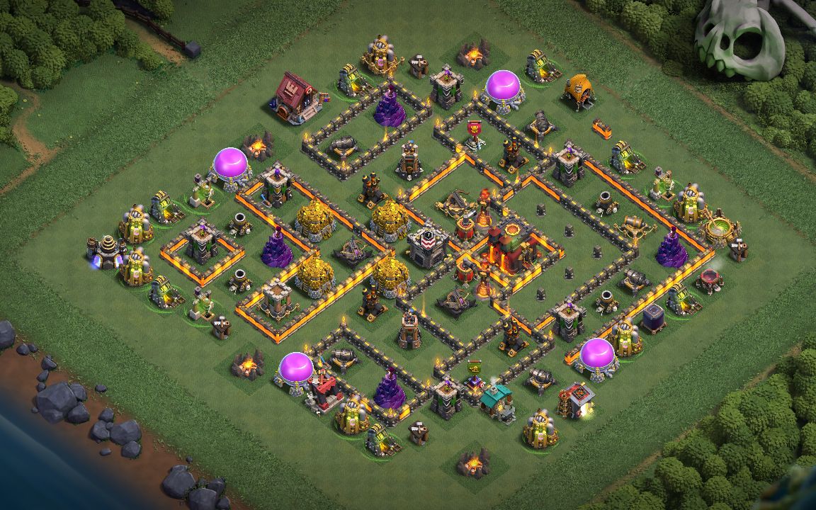 Town Hall 10 CWL Base layout by Dragon Raider