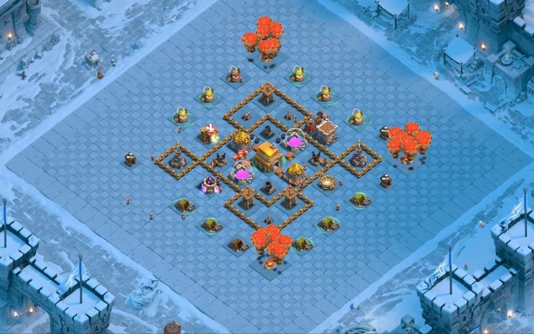 Town Hall 6 Farming Base layout by General