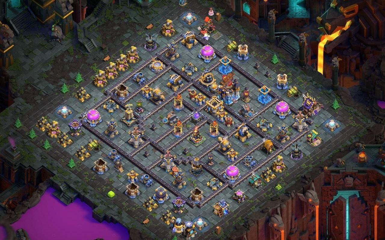 Town Hall 18 War Base layout by HERO SINA