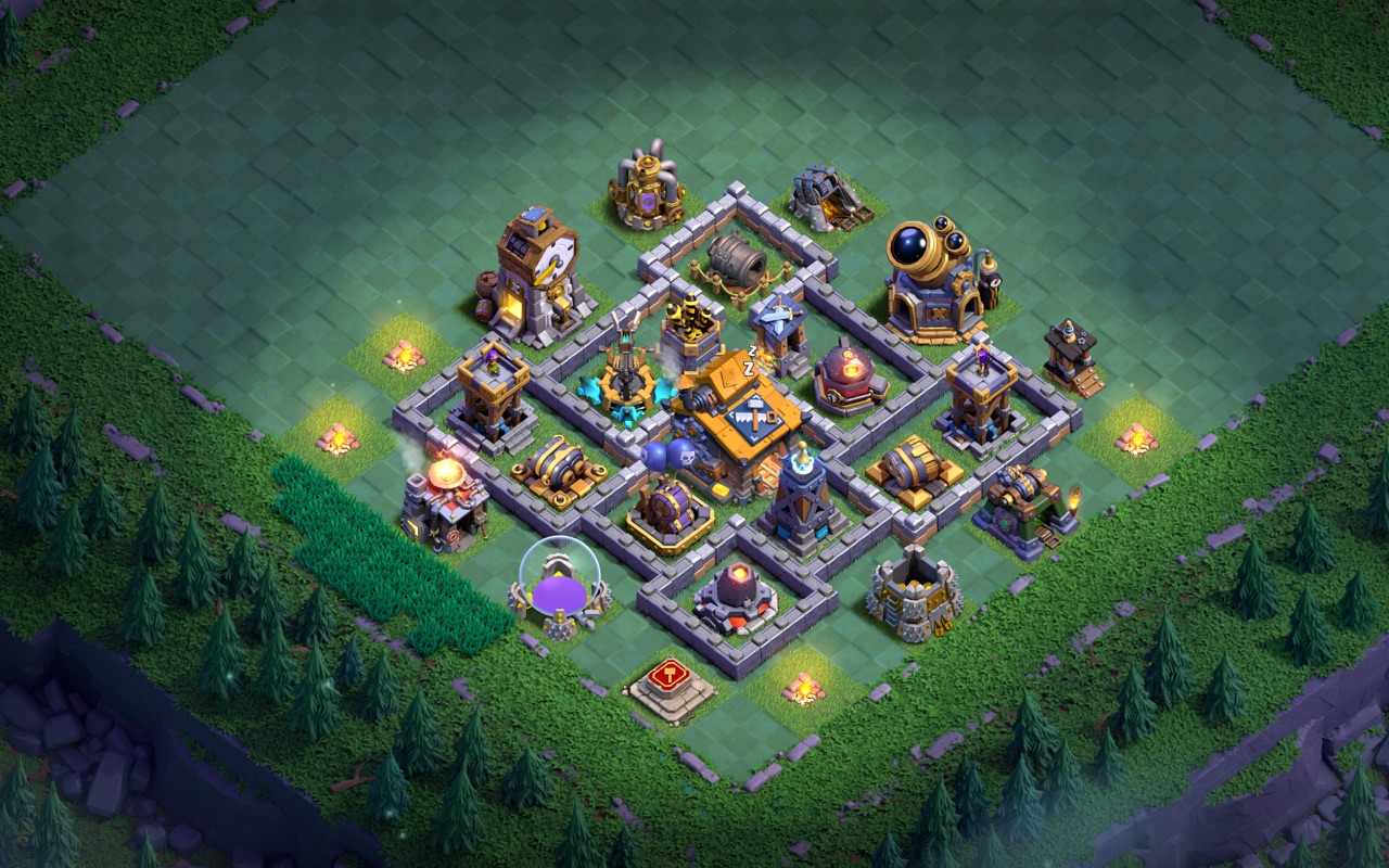 Builder Hall 10 Builder Base layout by Sn0w0wl