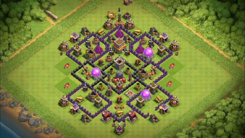 Town Hall 8 Farming Base layout by TReX