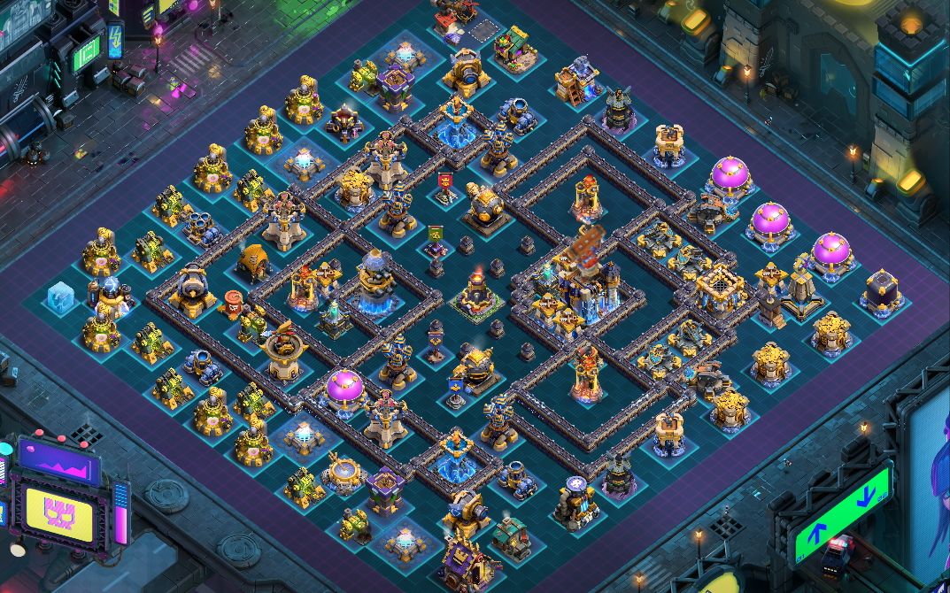 Town Hall 18 War Base layout by ♂️ Crownless