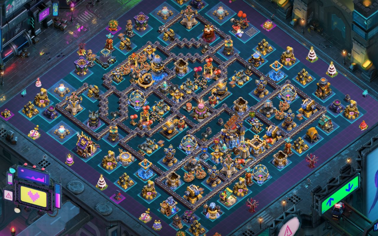 Town Hall 18 War Base layout by BH10