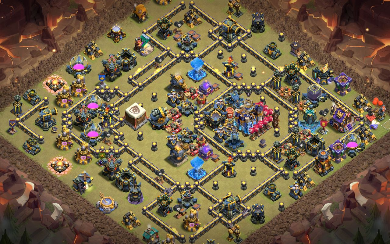 Town Hall 18 War Base layout by Saud