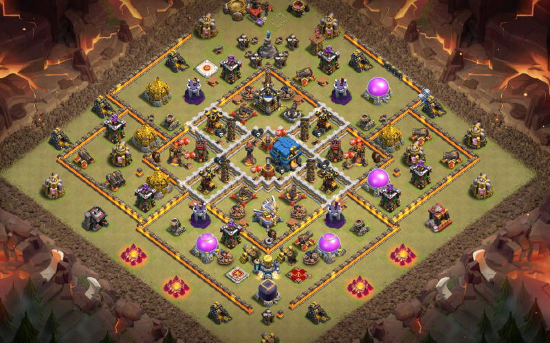 Town Hall 12 War Base layout by BeaTrix™