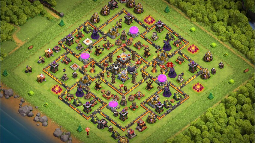 Town Hall 11 Trophy Base layout by TReX