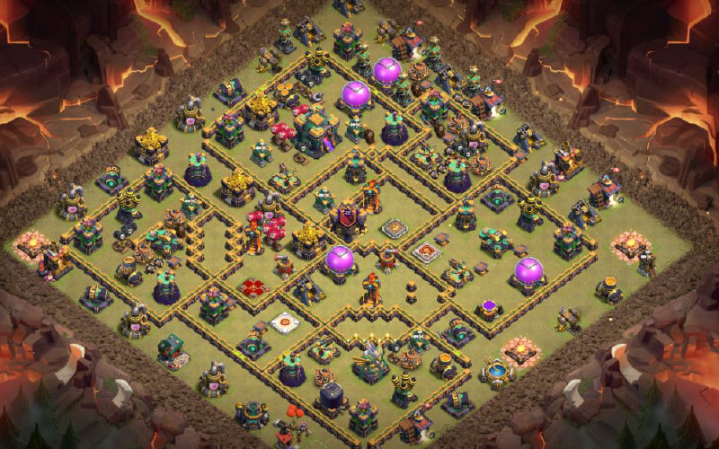 Town Hall 14 War Base layout by XLR8