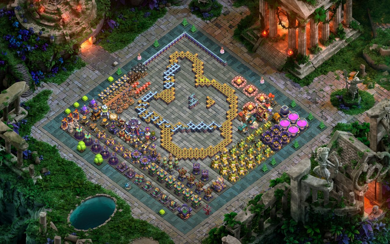 Town Hall 15 Farming Base layout by Saulo