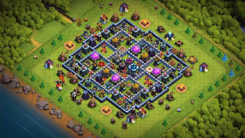 Town Hall 13 Farming Base layout by TReX