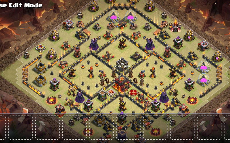 Town Hall 10 War Base layout by User