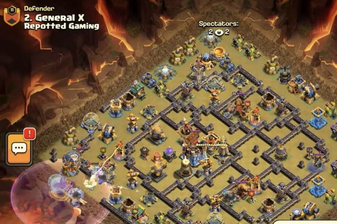 Town Hall 18 War Base layout by XLR8