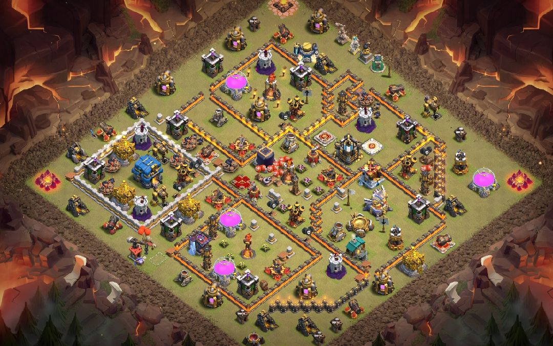 Town Hall 12 Hybrid Base layout by CLASH CHAMP