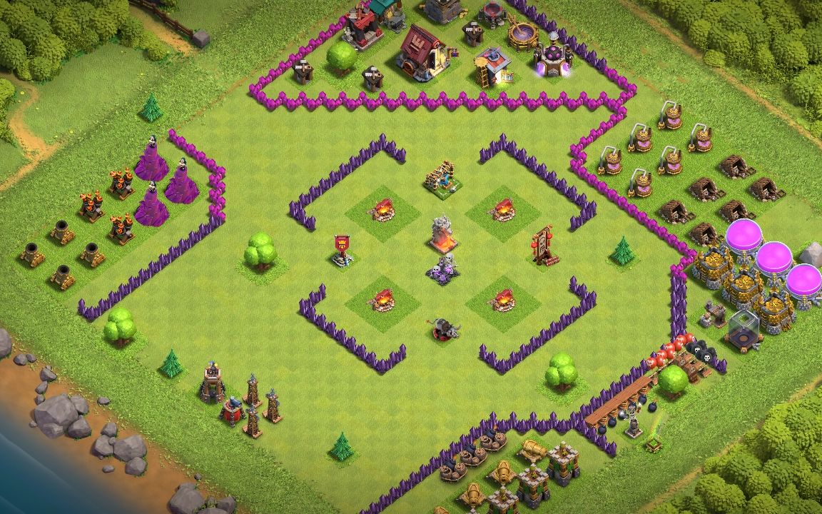 Town Hall 8 Fun Base layout by Kärmä