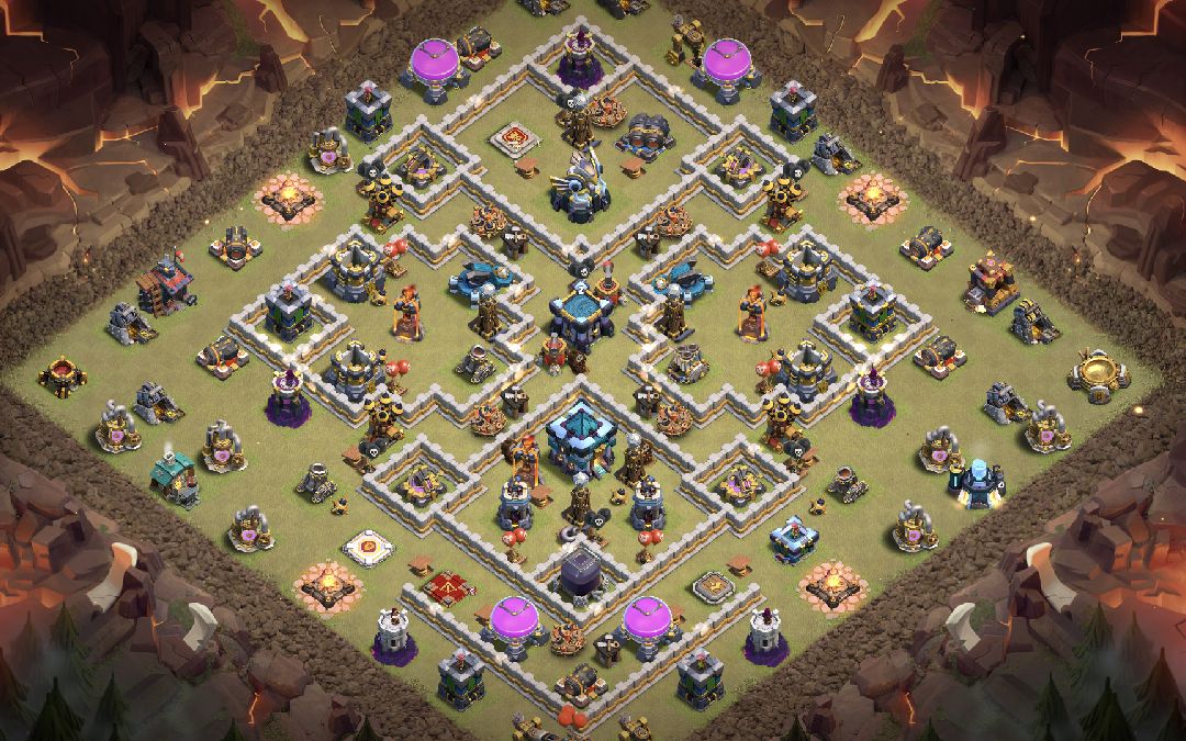 Town Hall 13 War Base layout by XLR8