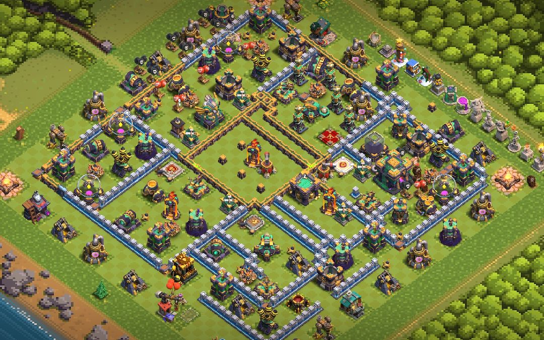 Town Hall 14 War Base layout by zzz_zuno
