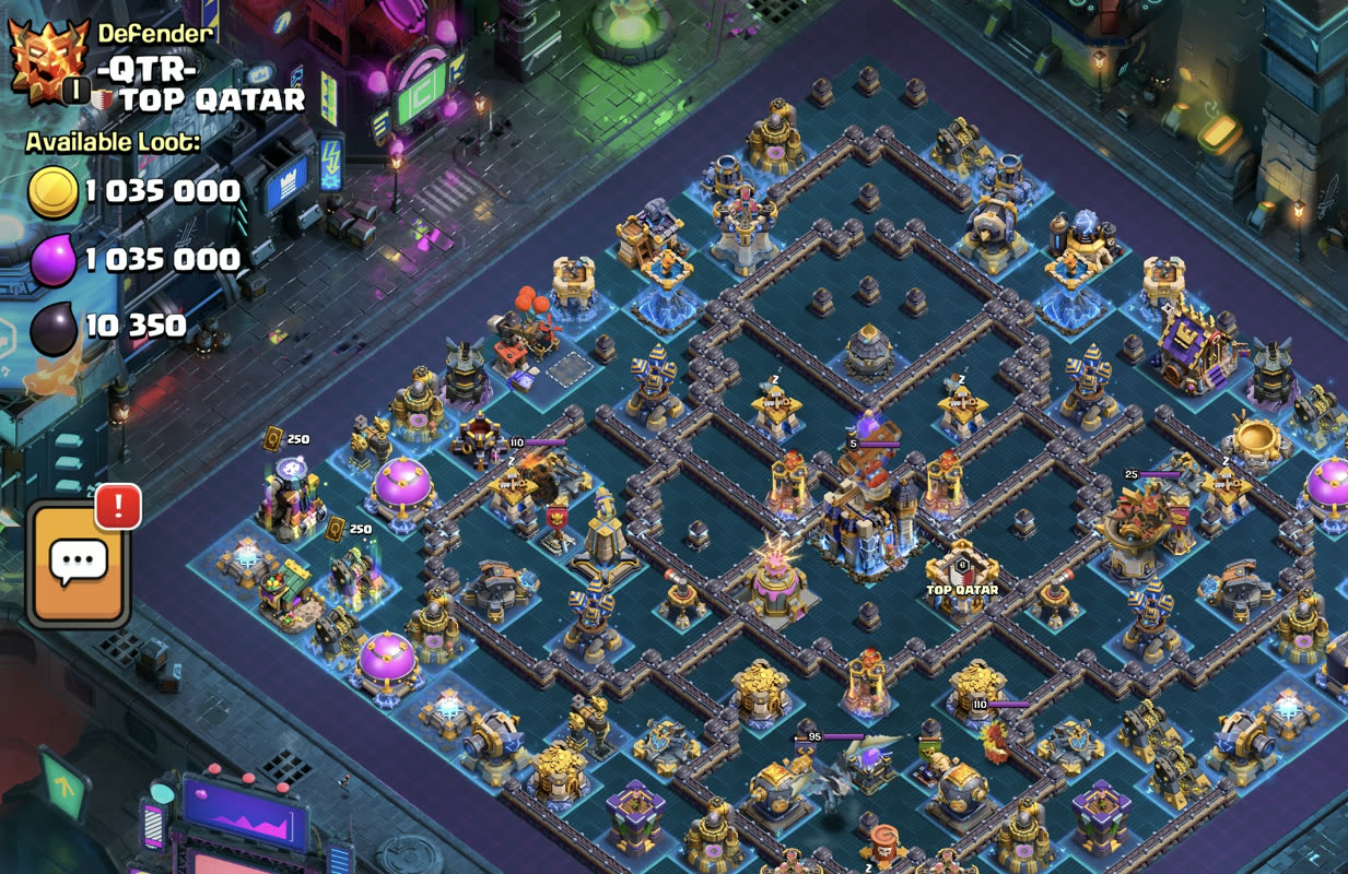 Town Hall 18 Legend Base layout by XLR8