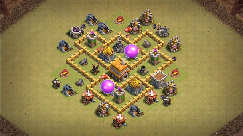Town Hall 5 War Base layout by TReX