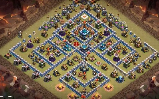 Town Hall 13 War Base layout by Gaming Sanged