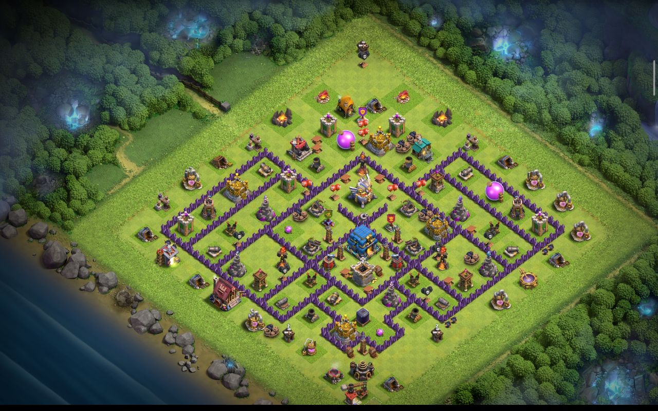 Town Hall 12 Hybrid Base layout by ادخل الكلان اذه أنته عربي ومنور