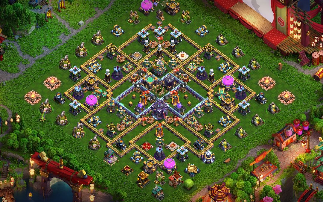 Town Hall 15 Hybrid Base layout by Wired