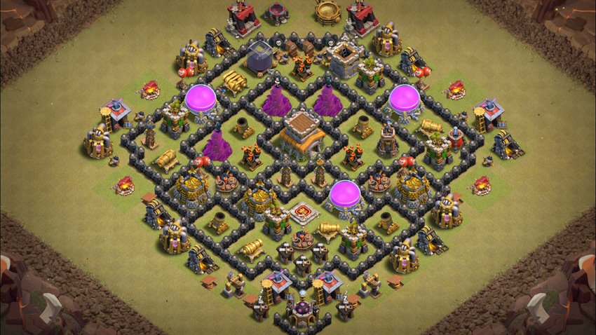 Town Hall 8 War Base layout by TReX