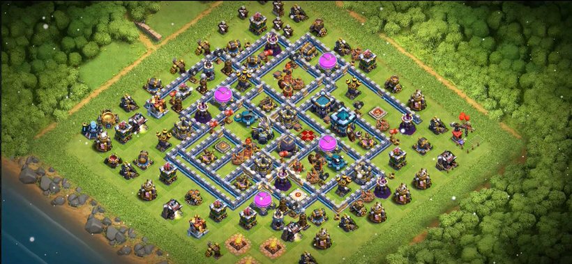 Town Hall 13 Farming Base layout by TReX