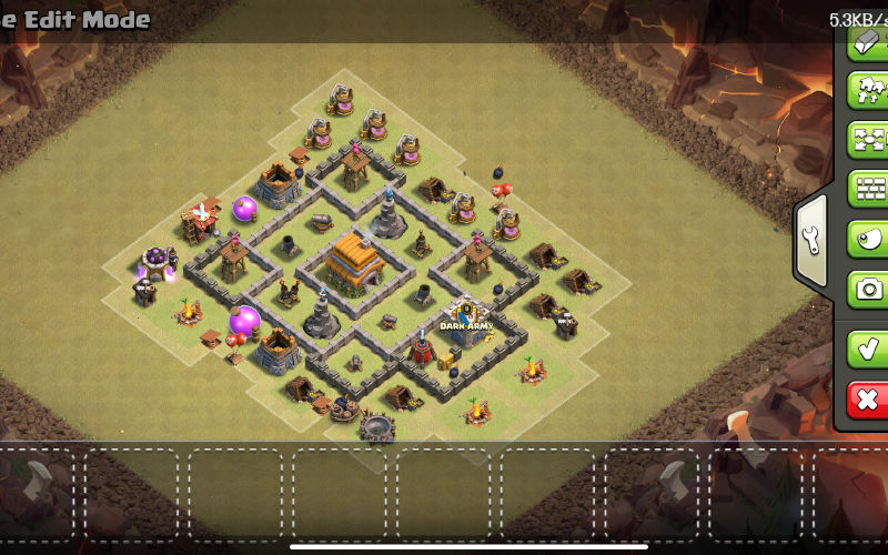 Town Hall 6 War Base layout by User