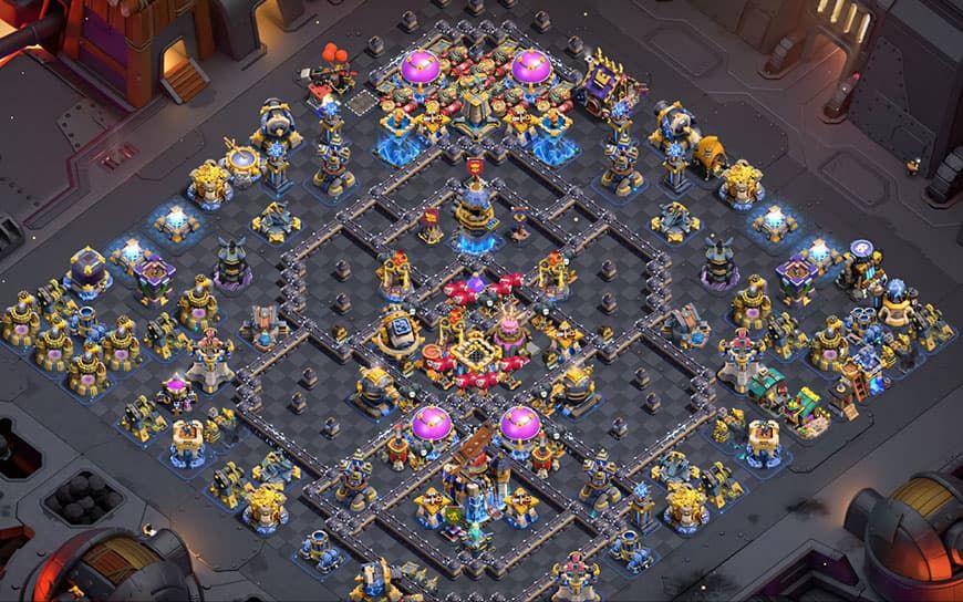 Town Hall 18 Legend Base layout by BH10