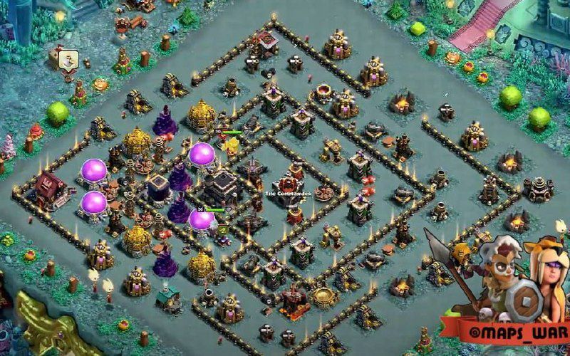 Town Hall 9 Trophy Base layout by ديوان الملوك 👑