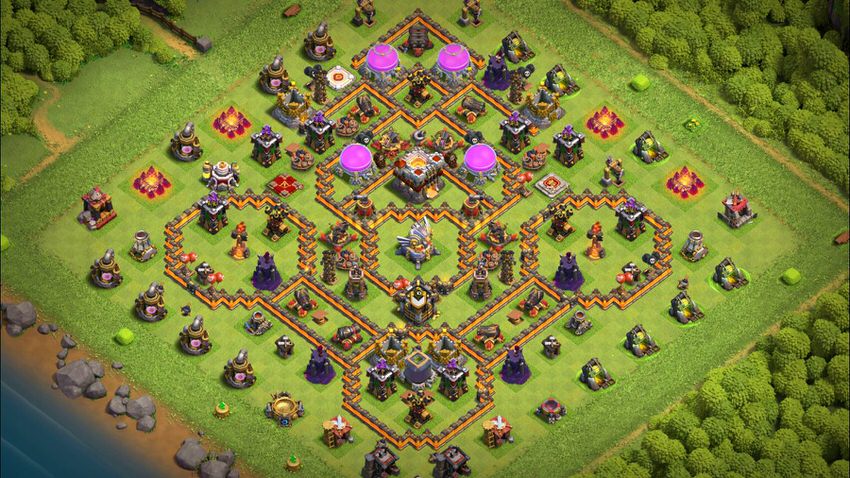 Town Hall 11 Trophy Base layout by TReX