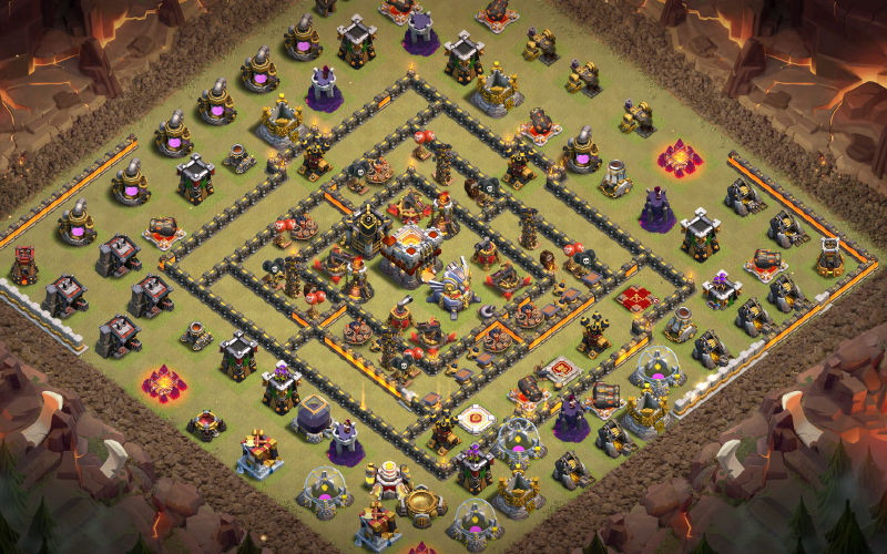 Town Hall 11 War Base layout by User