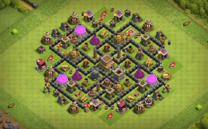 Town Hall 8 Trophy Base layout by #Perfect_Gammer