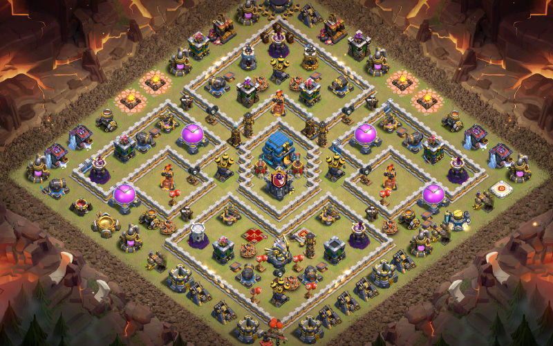 Town Hall 12 War Base layout by TReX