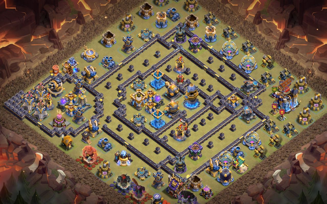Town Hall 18 Trophy Base layout by Ares