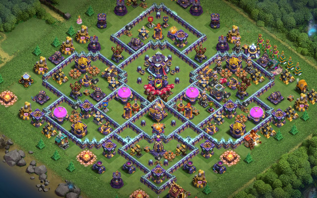 Town Hall 15 War Base layout by Vinni