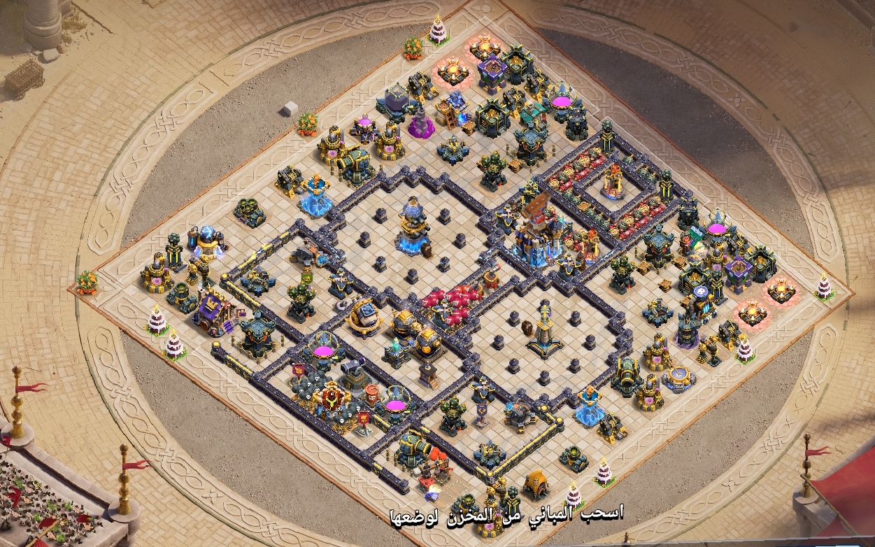 Town Hall 18 War Base layout by One Pice