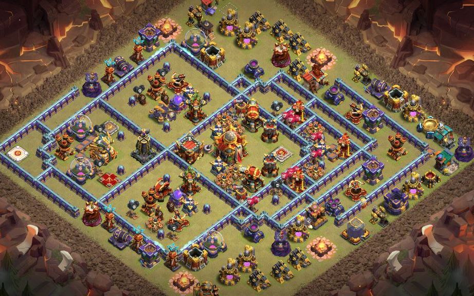 Town Hall 16 Trophy Base layout by XLR8