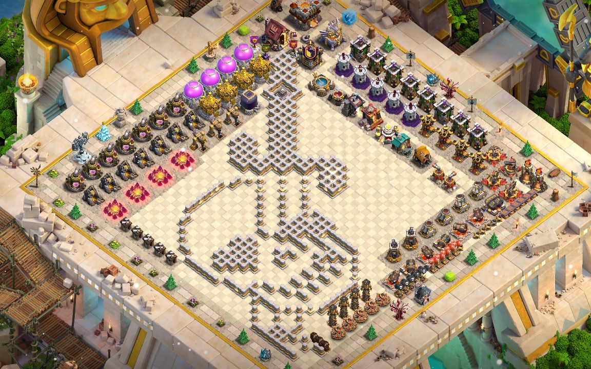 Town Hall 11 Fun Base layout by Collomb