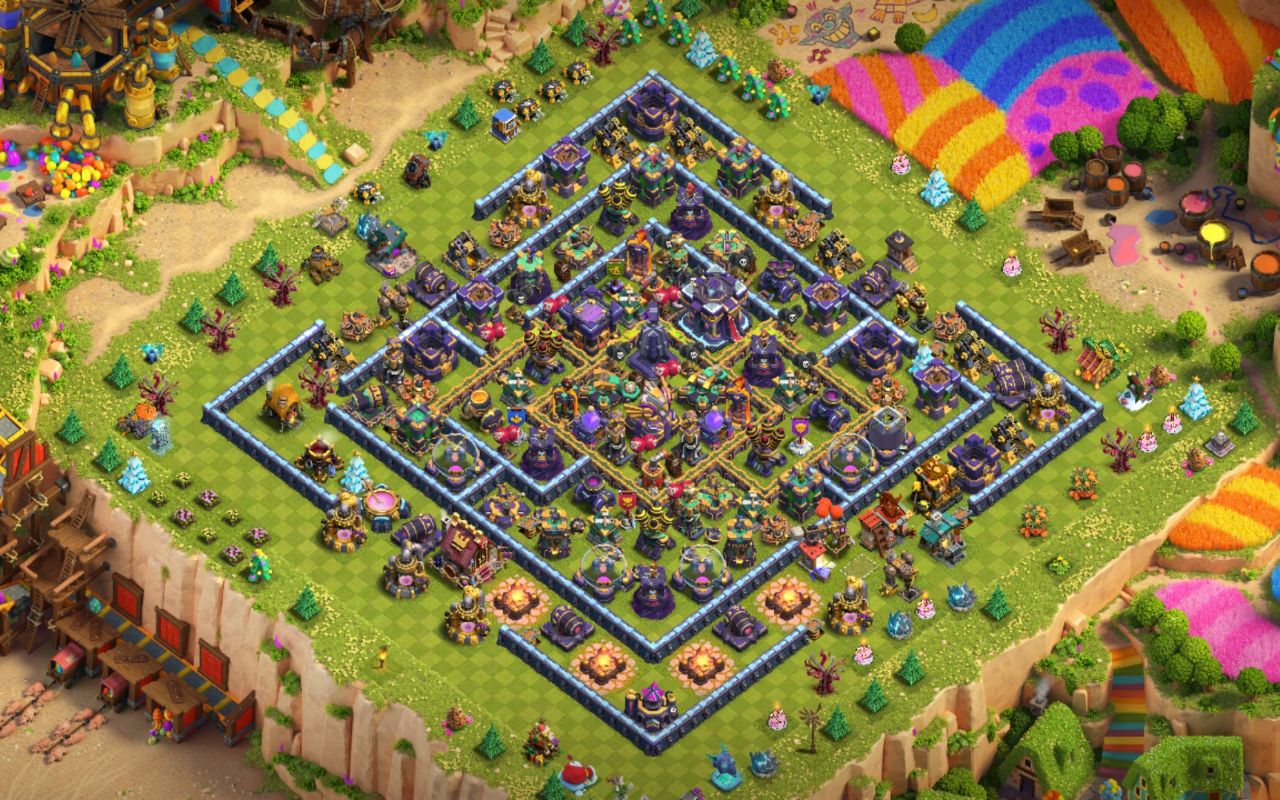 Town Hall 15 Hybrid Base layout by ARB