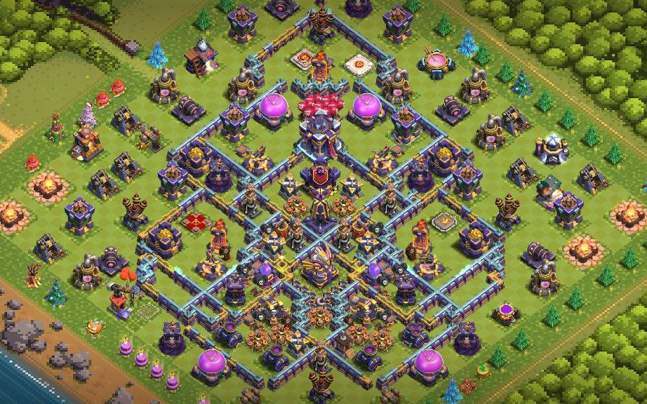 Town Hall 15 Trophy Base layout by XLR8