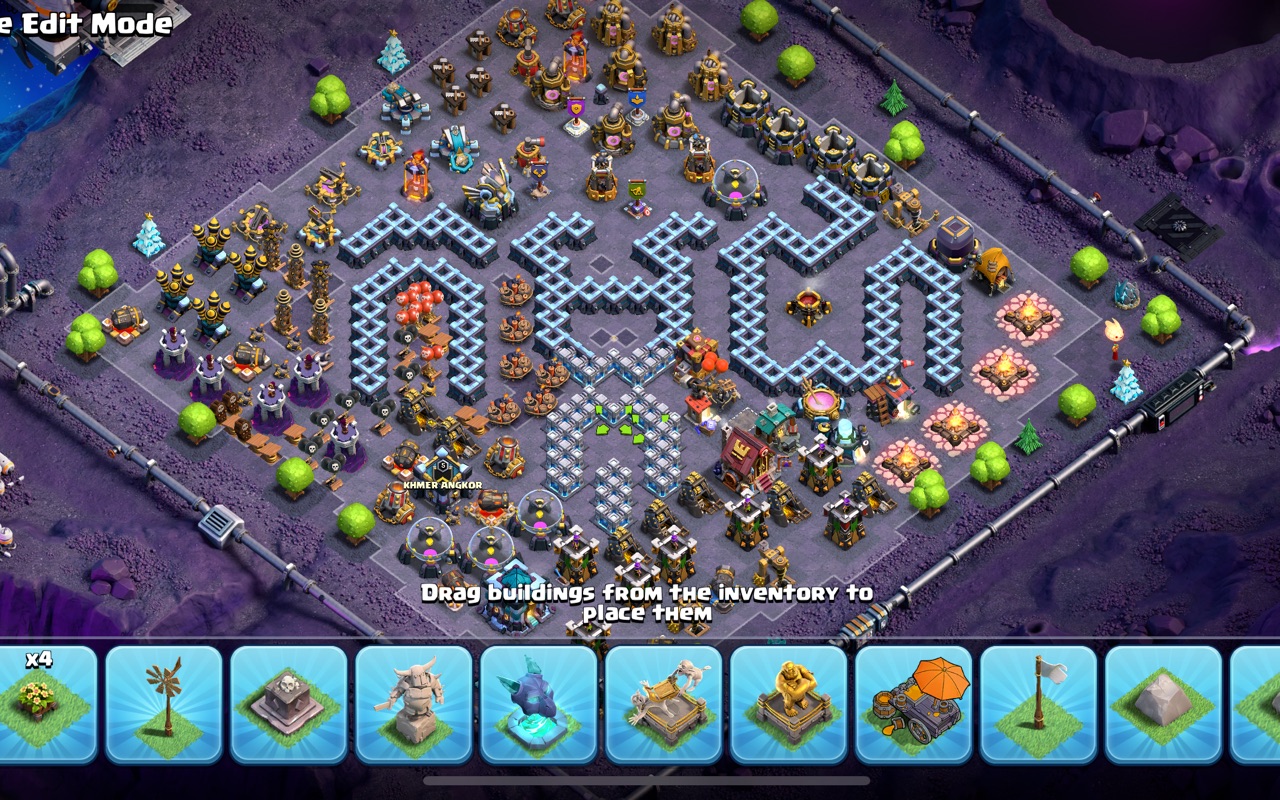 Town Hall 12 Farming Base layout by User
