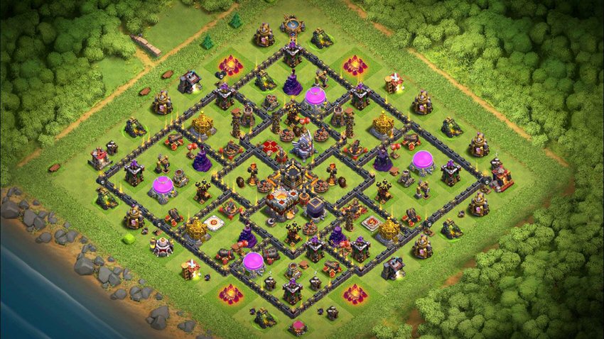 Town Hall 11 Trophy Base layout by TReX