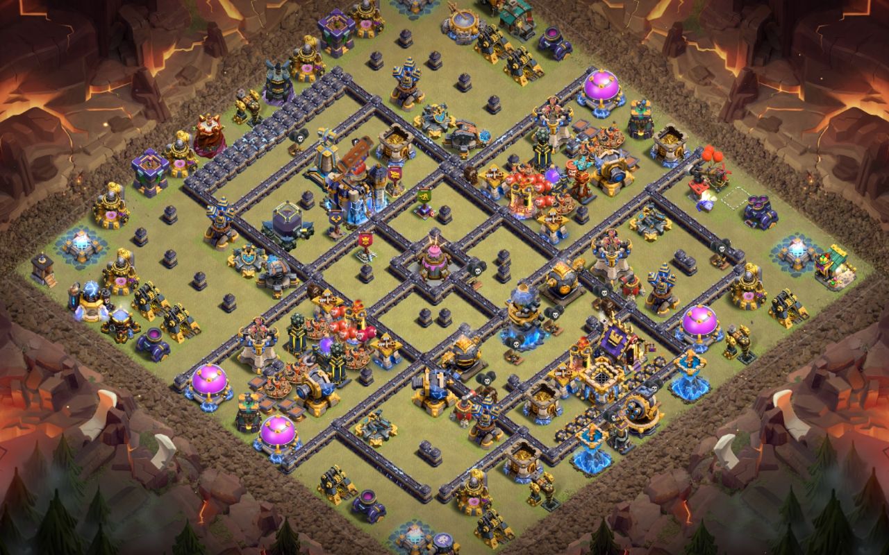 Town Hall 18 Hybrid Base layout by BH10
