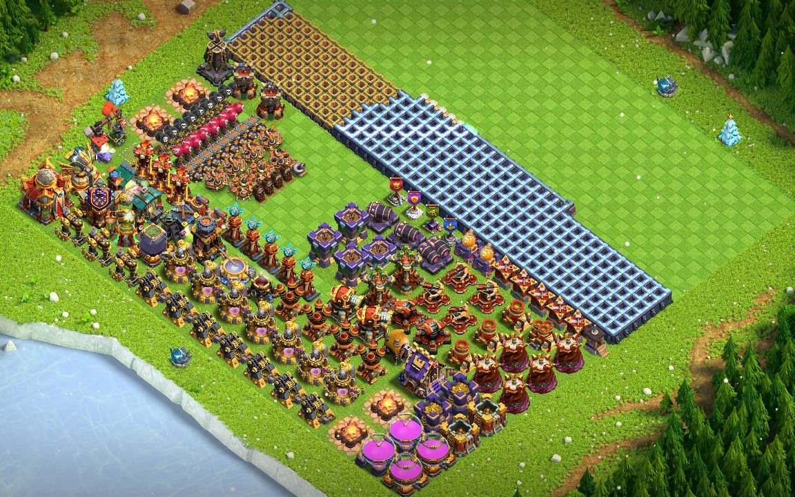 Town Hall 16 Farming Base layout by Ruturaj Legent