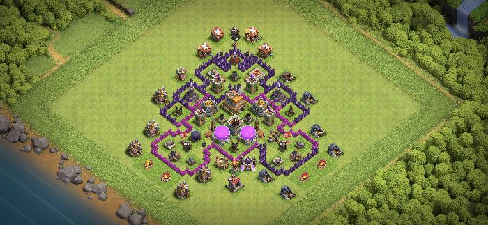 Town Hall 7 Trophy Base layout by macster0802