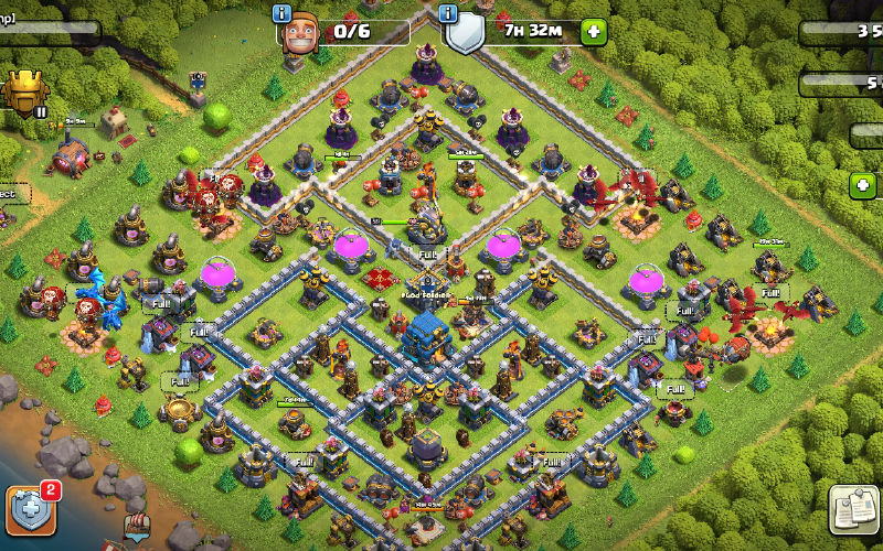 Town Hall 12 War Base layout by Silent killer